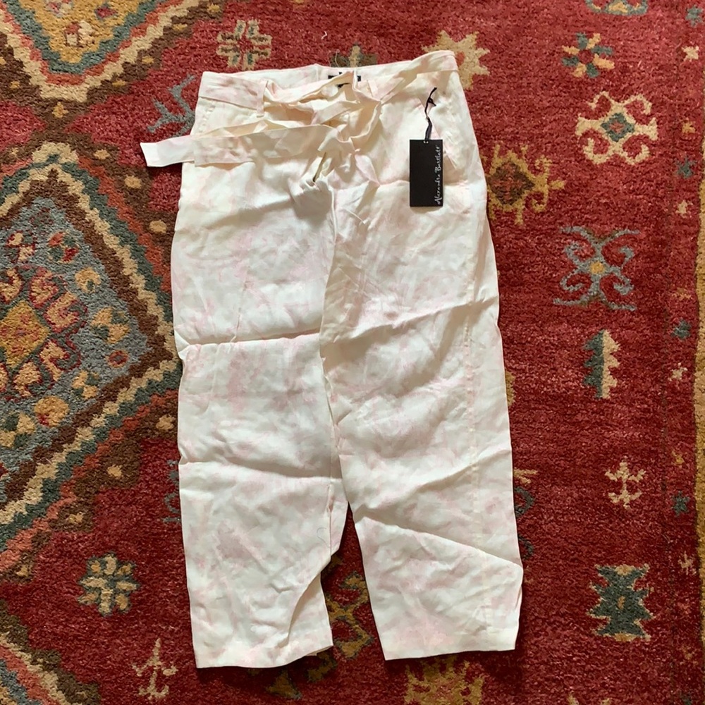 Alexandra Bartlett Women’s Linen Pants Size 12